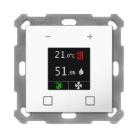 MDT Raumtemperaturregler KNX Smart 55 mit Farbdisplay...