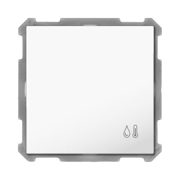 MDT Raumtemperatur-/Feuchtesensor KNX 63 Studioweiß glänzend