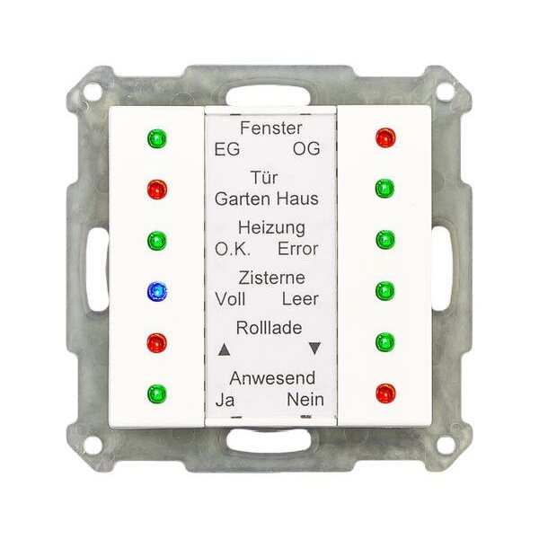 MDT LED Anzeige SCN-LED55.01 55mm reinweiß glänzend