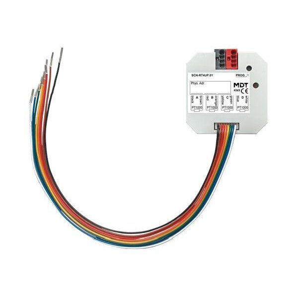 MDT UP-Raumtemperaturregler SCN-RT4UP.01 4fach für PT1000 Sensoren