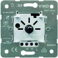 HHG LED-Dimmereinsatz 6-100W/VA Druck-Wechsel