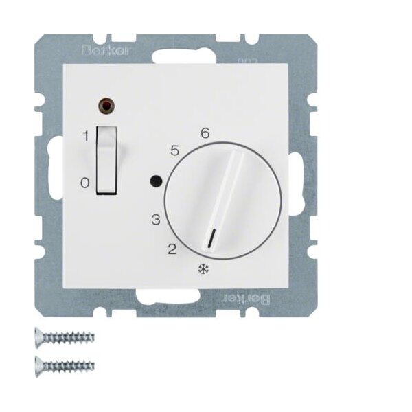 Berker Raumtemperaturregler 20301909 polarweiss matt