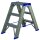 PROTEC Alu-Stufenstehleiter PASSL233 2x3 L:0,73m