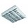 PROTEC Parabol-Rasterleuchte 4x18W EVG PREL 418 PAR RAV110341882000