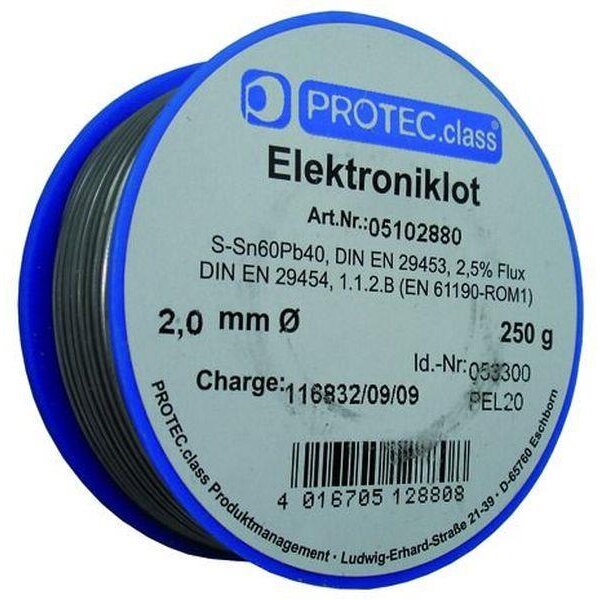 PROTEC Elektroniklot 2,0mm (Sn60 Pb40) PEL20 (250 g)