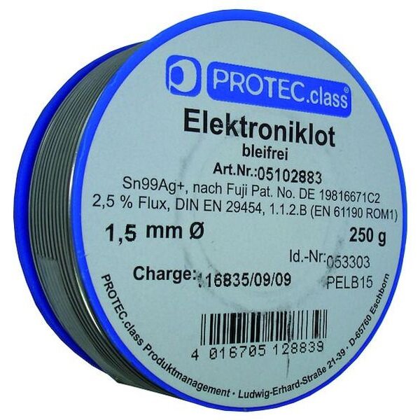 PROTEC Elektroniklot bleifrei 1,5mm PELB15 (250 g)