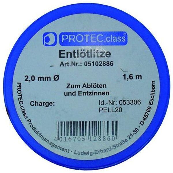 PROTEC Entlötlitze PELL20 (1,6 m) 2,0mm