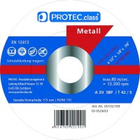 PROTEC Gewebetrennscheibe PGTM115 Metall 115x3x22mm VPE=5Stk