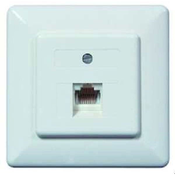 1PROTEC Anschlussdose PUAE 1xRJ45 8(8) UP cw