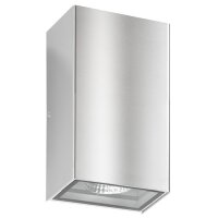 LCD LED-Wandleuchte LB22 2x6W Edelstahl 912lm 3000K