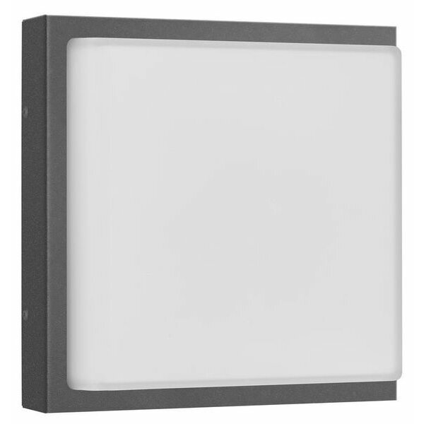 LCD Wandleuchte LB22 Edelstahl graphit 2xE27