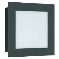 LCD LED-Wandleuchte LB22 3007 Sensor 3000K 1200lm graphit