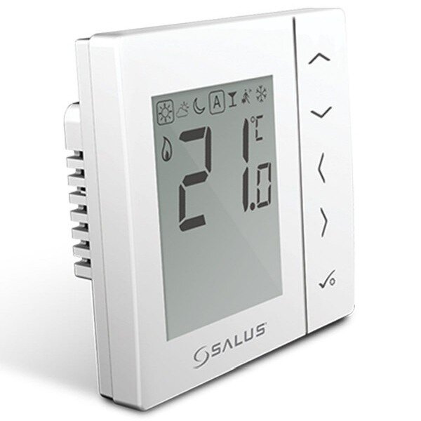 SALUS Raumthermostat VS35W Digital  230V UP-Einbau weiß