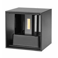 DieFra LED-Wandleuchte Cube 6W 230V 3000K 0-120°...