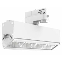 DieFra LED-Stromschienenstrahler LB22 weiß Alu...