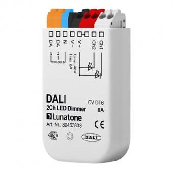 Lunatone LED-Dimmer DALI 2Ch 8A