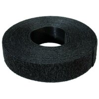 SCMP Velcro Klettstreifen auf Rolle schwarz 20mm breit...