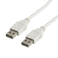 SCMP USB Anschlusskabel 2.0 Value grau Typ A-A 0,8m