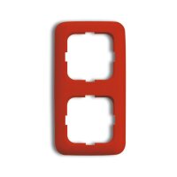 Busch-Jaeger Abdeckrahmen 2512-217-101 2fach rot RAL 3020