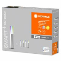 LEDV LED-Pollerleuchte LB22 SMART WIFI GARDEN POLE RGBW