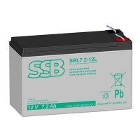 SSB wartungsfreie Gittervliesbatterie SBL7,2-12L 12V...