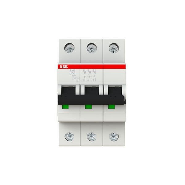 ABB Leitungsschutzschalter S203-C50 C50A 3polig 6kA