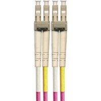 DNTP LWL-Patchkabel dx. 50/125µm OM4 pink LCd/LCd 1m