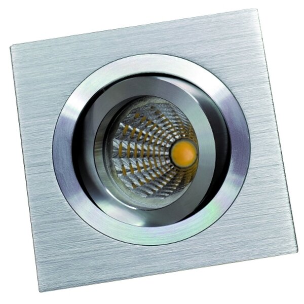 rutec Licht Einbaustrahler alu gebürstet 1fach