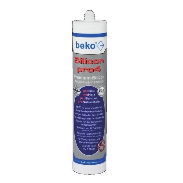 BEKO Silikon pro4 Premium 310ml zementgrau (MHD)