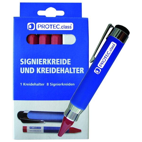 PROTEC Signierkreide und Kreidehalter PSUK