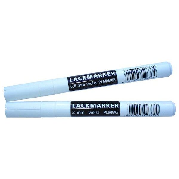 PROTEC Lackmarker weiss 2mm PLMW2