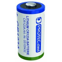PROTEC Photobatterie P123PHO CR123A Lithium 3V 1600mAh (MHD)
