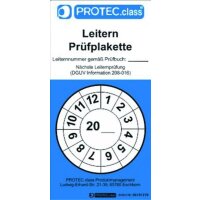 PROTEC Leitern-Prüfplakette PLPP