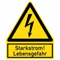PROTEC Warnzeichen Starkstrom PWZSS (200x244mm)