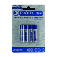 PROTEC Batterie PBAT AAA Micro 4Blister MHD