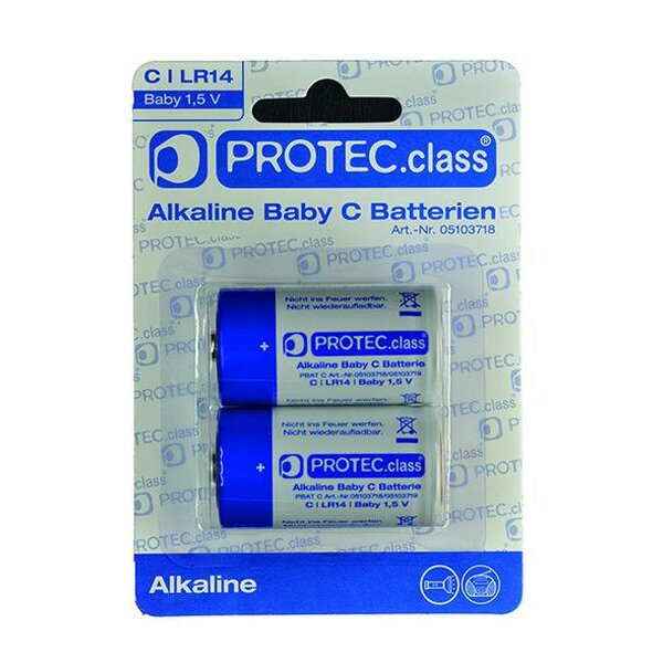 PROTEC Batterie PBAT C Baby 2Blister MHD