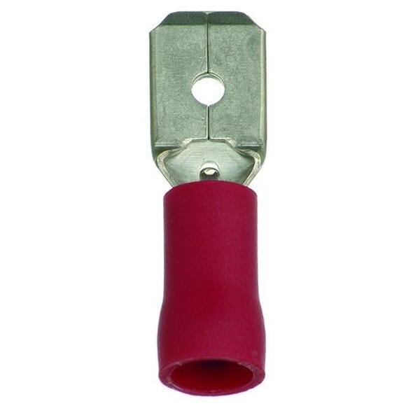 PROTEC Flachstecker PFSI 0510/2808 rot