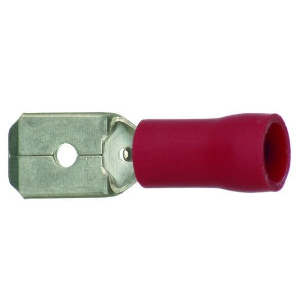 PROTEC Flachstecker PFSI 0510/6308 rot