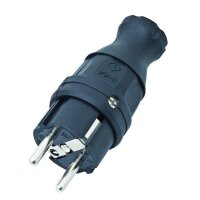 PROTEC Elastomer-Stecker PSMARTS 2,5qmm schwarz IP44