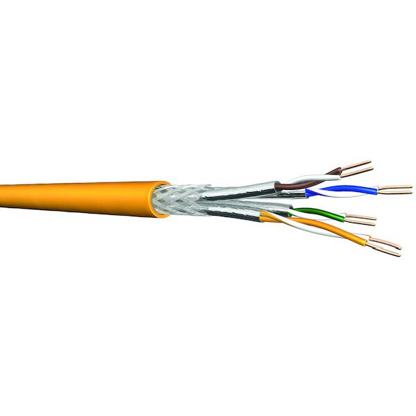 1PROTEC Datenkabel 8150-1 4P22 melonengelb ISO-Cat7A 1500MHz 4x2xAWG22 TR500
