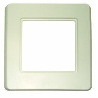 1PROTEC Abdeckrahmen Modular perlweiss 80x80mm RAL1013...