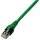 1PROTEC Patchkabel halogenfrei grün PPK6A Cat6A-ISO 4P26 S/FTP 2xRJ45 1,5m