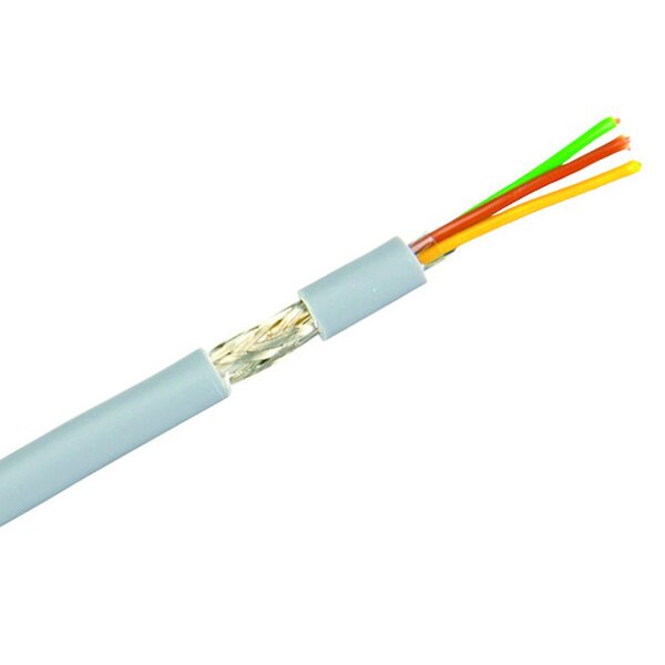 NEUT Elektronikleitung geschirmt Eca LIYCY 2x1 TR500m grau