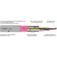 NEUT Fernmeldeleitung Eca J-YY 2x2x0,6 TR500m  grau