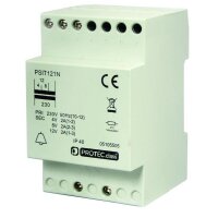 PROTEC Sicherheitstransformator PSIT121N 4/8/12V