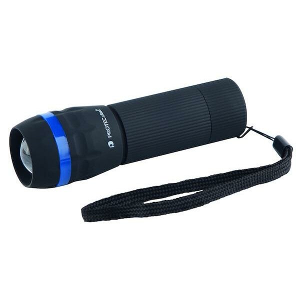 PROTEC Zoom-Taschenlampe PZTL 1W-LED