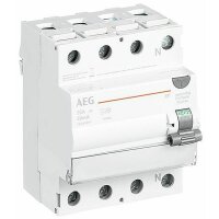 AEG FI-Schutzschalter FP A 4 63/030 4pol. Typ A 63A 30mA 4TE