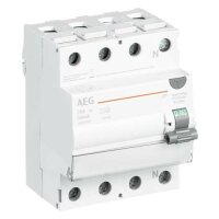 AEG FI-Schutzschalter FP A 4 25/030 4pol. Typ A 25A 30mA 4TE