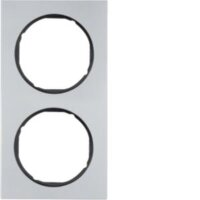 Berker Rahmen 10122284 alu/schwarz