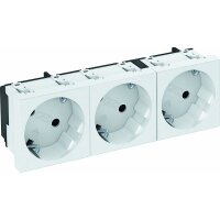 OBO Bettermann Steckdose SCHUKO 33° 3-f. 250V 10/16A...